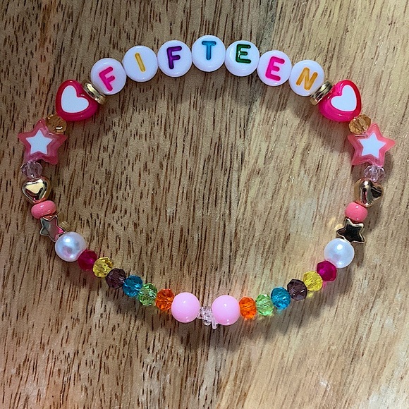 Taylor Swift Jewelry - Taylor Swift Handmade Friendship Beaded Bracelet
“Fifteen”